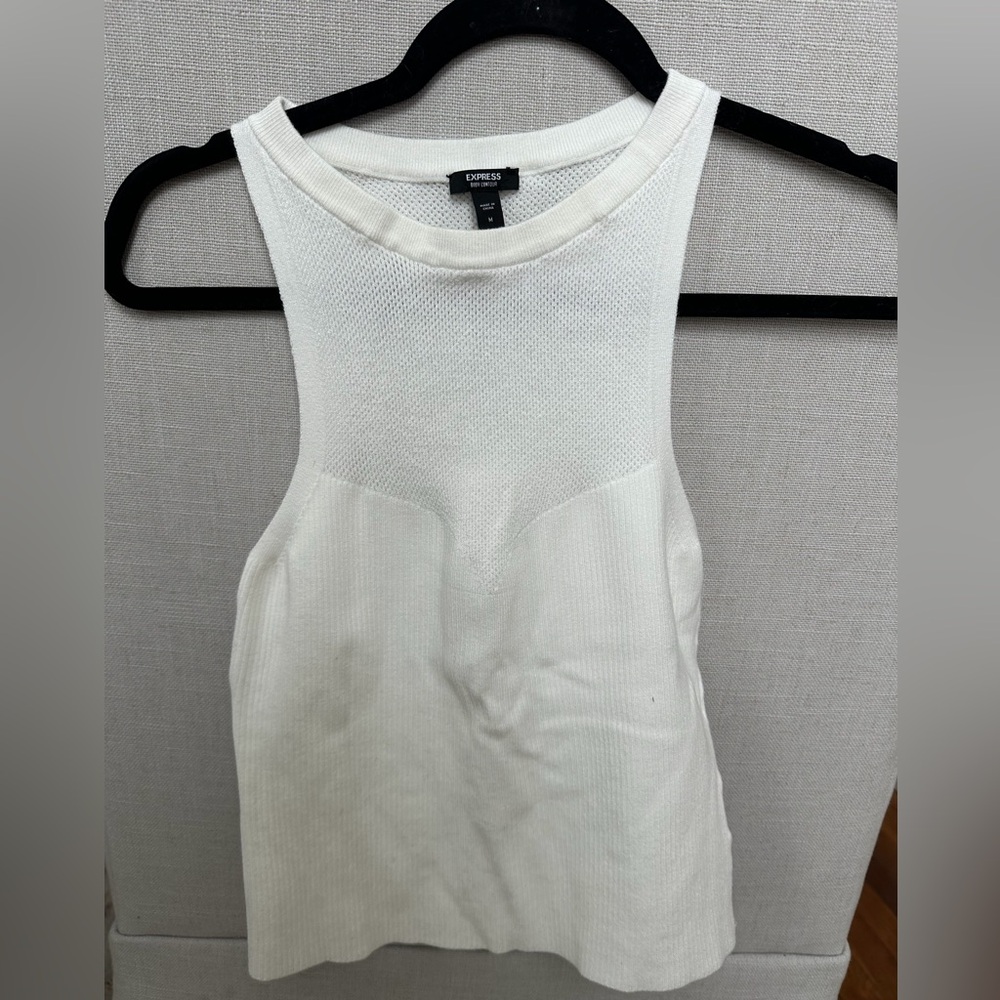 Express Women's Cream Tank Top